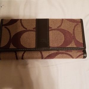 Wallet and check book set